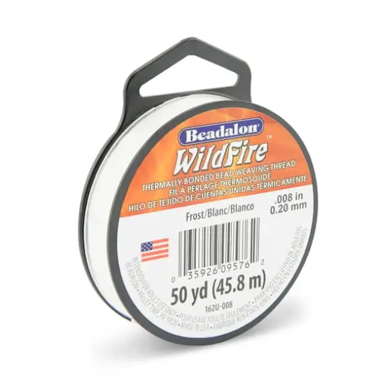 Beadalon&reg; WildFire&trade; Bead Weaving Thread, 008" Frost {5}