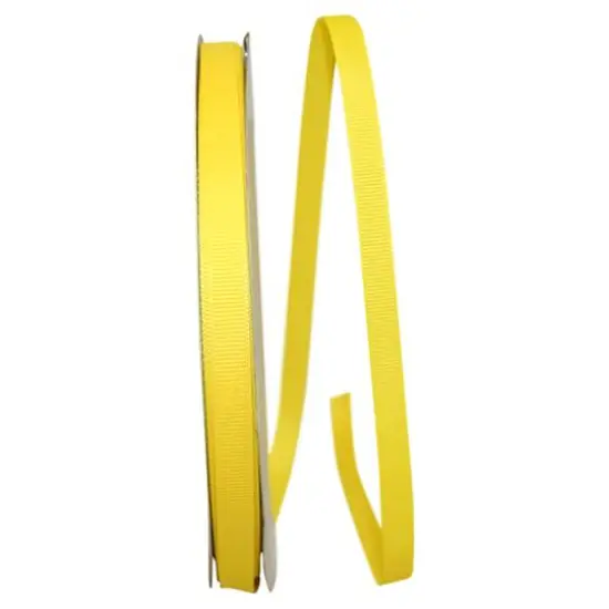 JAM Paper 3/8" Grosgrain Texture Ribbon Lemon {1}