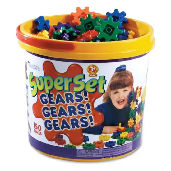 Learning Resources&reg; Gears! Gears! Gears! 150-Piece Super Set {1}