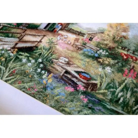Luca-s Village Landscape Counted Cross Stitch Kit {10}