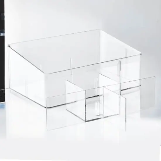 Small Clear Stacking Plastic Desktop Organizer by Simply Tidy® {9}