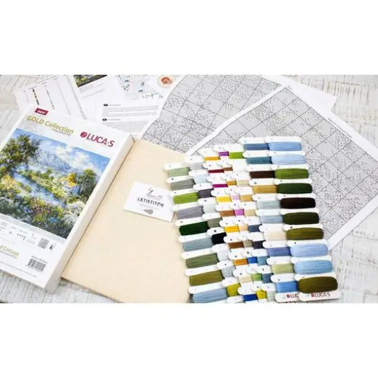 Luca-s Enchanted Cottage Counted Cross Stitch Kit {8}