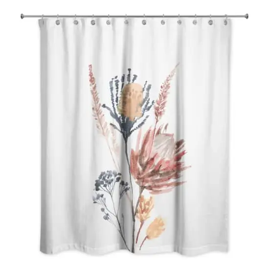 Spicey Floral Arrangement 71" x 74" Shower Curtain {3}