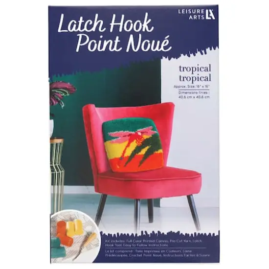 Leisure Arts&reg; Tropical Latch Hook Kit {3}