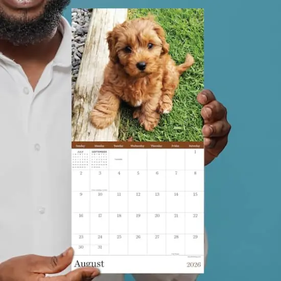 2026 Puppies Mini Calendar {5}