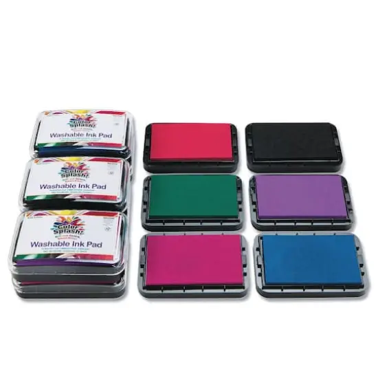 Color Splash!&reg; Washable Ink Pads, 12ct. {1}