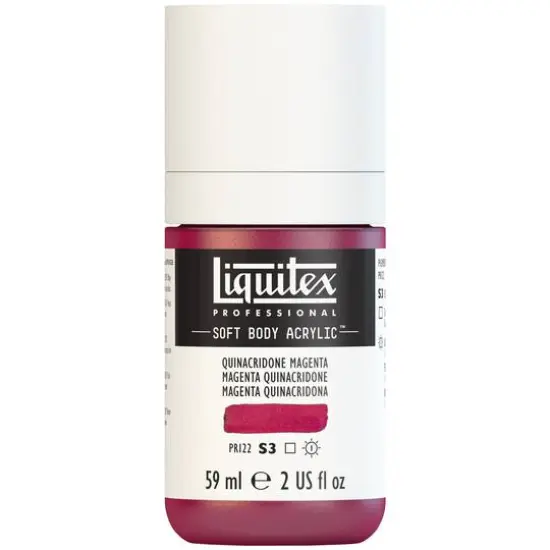 Liquitex&reg; Professional Soft Body Acrylic Bottle, 2oz. Quinacridone Magenta {8}