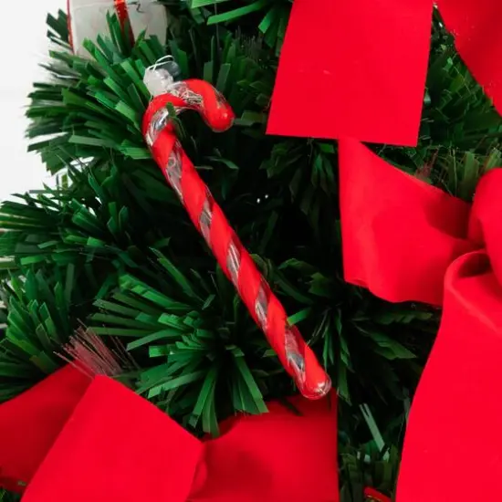 2ft. Fiber Optic Classic Star-Topped Artificial Christmas Tree in Decorative Planter {8}