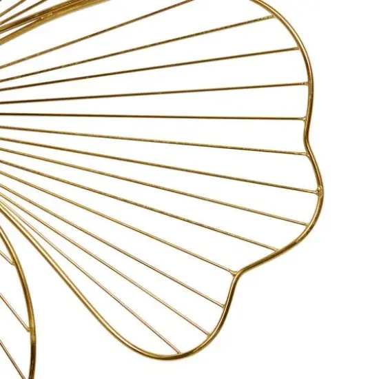 CosmoLiving by Cosmopolitan Gold Floral Glam Wall D&eacute;cor Set {5}