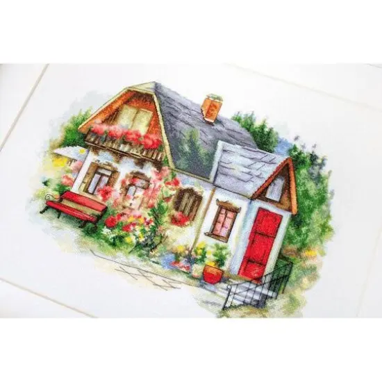 Luca-s Beautiful Country House Counted Cross Stitch Kit {4}