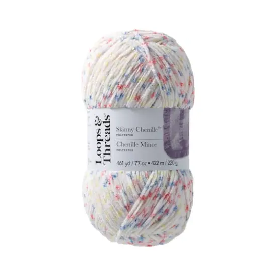 Skinny Chenille&trade; Multi Yarn by Loops & Threads&reg; Toucan Multi {1}