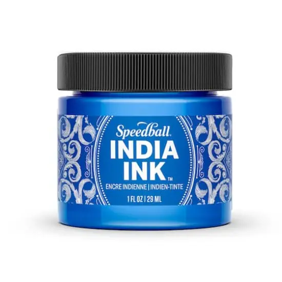Speedball&reg; 1oz. India Ink Sapphire {1}