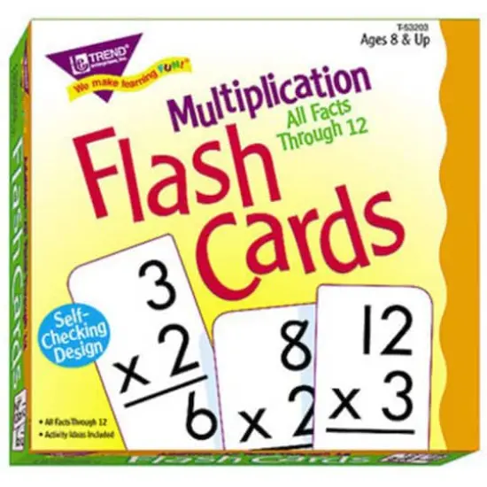 Trend Enterprises&reg; Multiplication 0-12 All Facts Flash Cards {1}