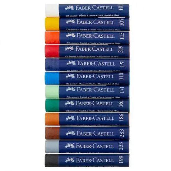 Faber Castell 12 Color Oil Pastel Set {7}