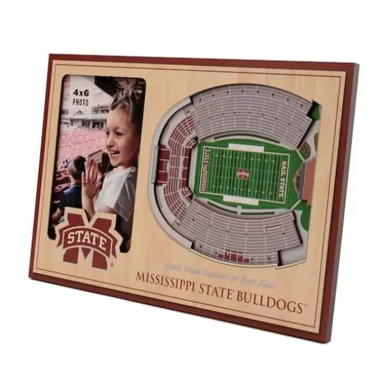 College Football 3D StadiumViews Picture Frame Mississippi State Bulldogs {1}