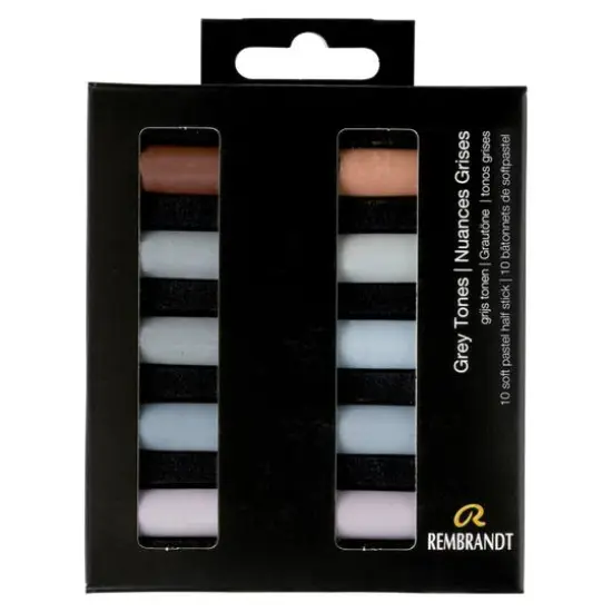 Rembrandt Gray Tones Half Stick Pastel Set {1}