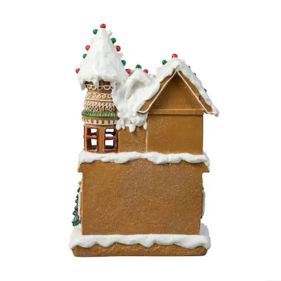 Glitzhome&reg; 12" Light-Up Gingerbread House Table D&eacute;cor {8}