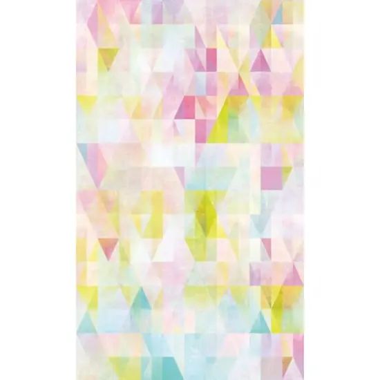 RoomMates Prismatic Geo Peel & Stick Wallpaper Pink and Blue {1}