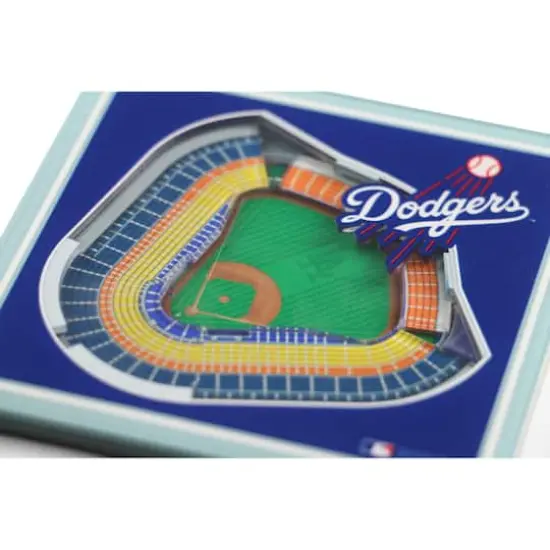MLB 3D StadiumView Coasters Los Angeles Dodgers {5}