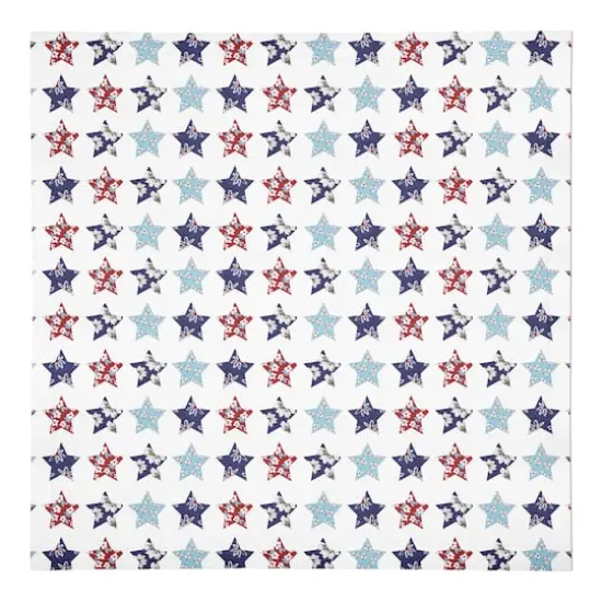 Floral Stars Cotton Twill Napkin {1}
