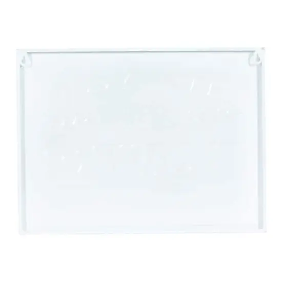 20" White Farmhouse Metal Wall Sign {7}