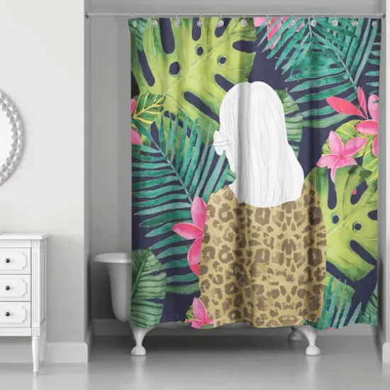 Animal Print Jungle Shower Curtain {3}