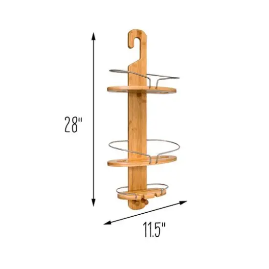 Honey Can Do Bamboo Hanging Shower Caddy {6}