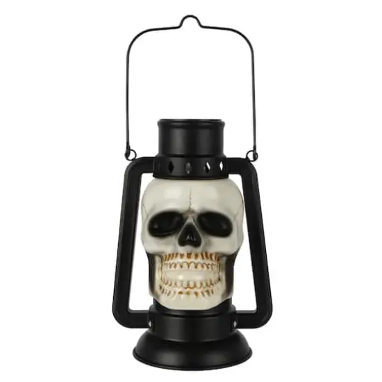 11" Skull Solar Lantern by Ashland&reg; {1}