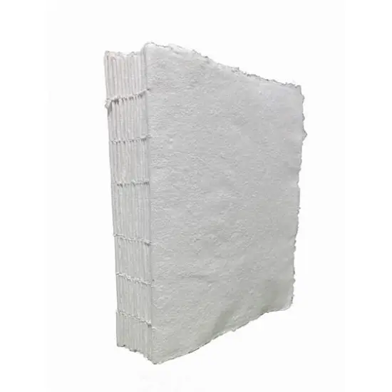 Lama Li Liasse White Soft Cover Handmade Book {1}