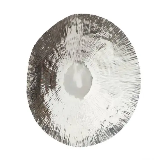 36" Silver Glam Ornamental Stainless Steel Wall D&eacute;cor {3}