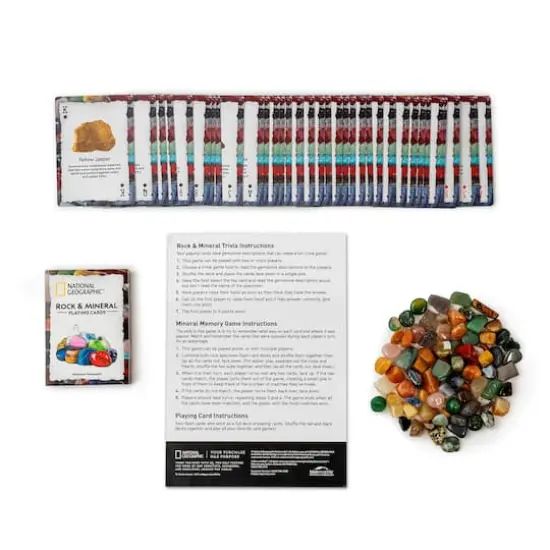 National Geographic&trade; S.T.E.M. Rock & Mineral Card Games {3}