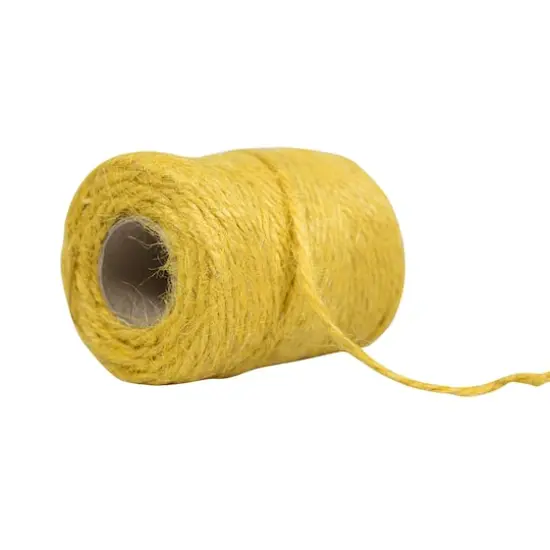 JAM Paper 1/4" x 73yd. Paper Kraft Twine Yellow {5}
