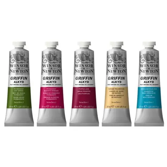 Winsor & Newton™ Griffin Alkyd Fast Drying Oil Colour™, 37mL Yellow Ochre {2}