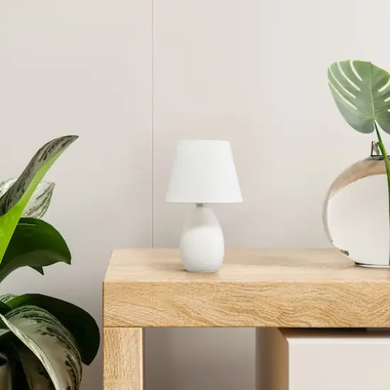 Creekwood Home Nauru 9.5" Petite Oblong Table Lamp {3}