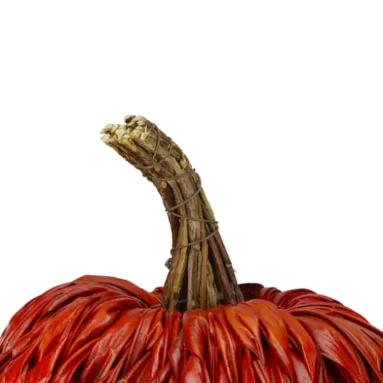 8.5" Orange Woven Pumpkin D&eacute;cor {5}