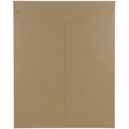 JAM Paper 9.75" x 12.25" Brown Kraft Flat Photo Mailer Peel & Seal Closure Envelopes, 6ct. {4}