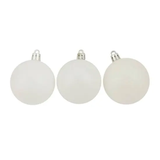 60ct. 2.5" Assorted Colors Shatterproof 3-Finish Christmas Ball Ornaments {6}