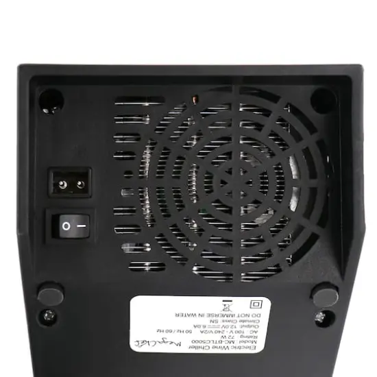 MegaChef Black Electric Wine Chiller with Digital Display {5}