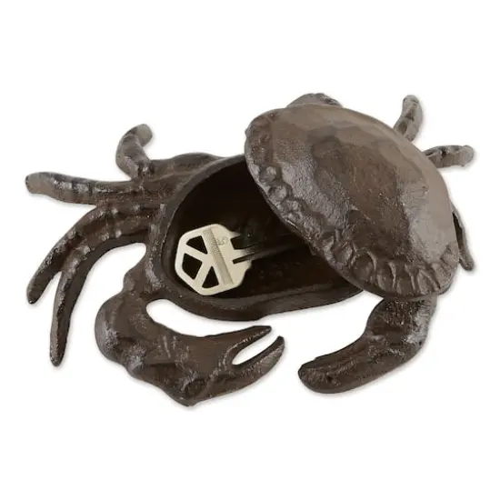 6.5" Crab Secret Key Holder {1}