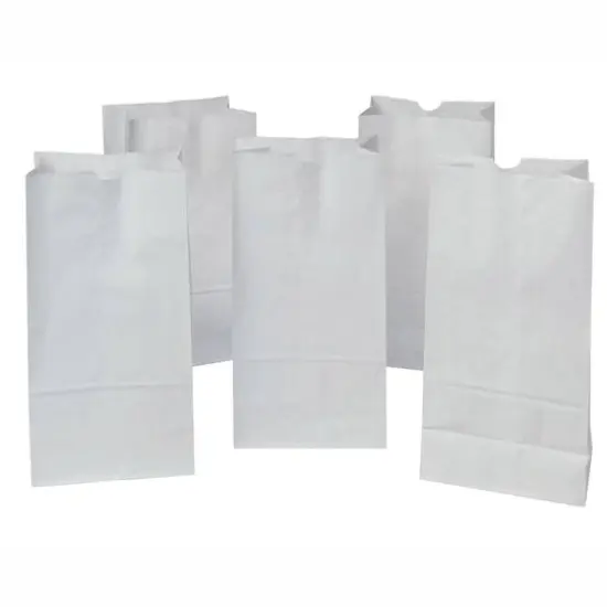 Pacon&reg; Rainbow&reg; White Kraft Bags, 50ct. {1}