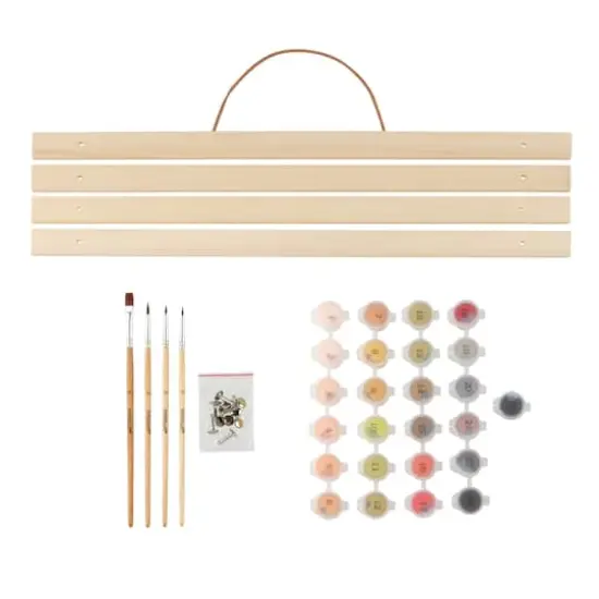 16" x 20" Dance at Bougival Paint-by-Number Kit with Wood Display Hanger by Artist's Loft® {3}