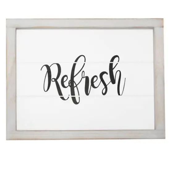 Elegant Designs Large Gray Wash Towel Holder, Frame & Toilet Paper Holder Set {6}