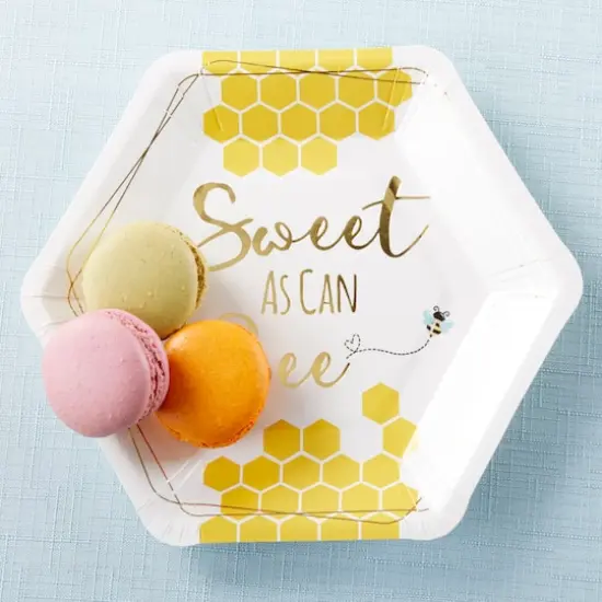 Kate Aspen&reg; 7" Sweet As Can Bee Paper Plates, 32ct. {5}