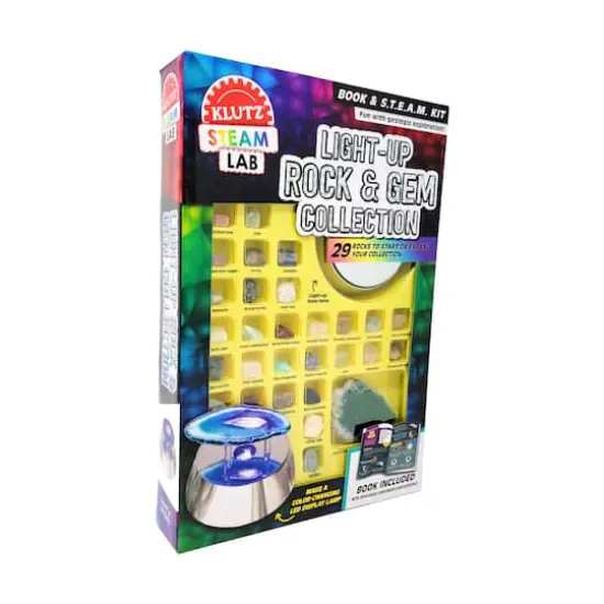 Klutz&reg; S.T.E.A.M. Lab Light-Up Rock & Gem Collection {3}