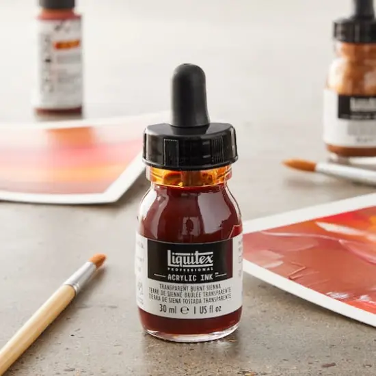 Liquitex&reg; Professional Acrylic INK!, 1oz.Transparent Burnt Sienna {3}