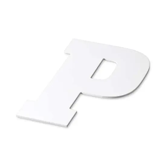 13" White MDF Uppercase Letter by Make Market&reg; P {4}
