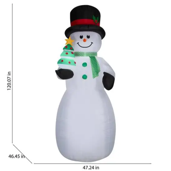 10ft. Airblown&reg; Inflatable Christmas Giant Snowman {5}