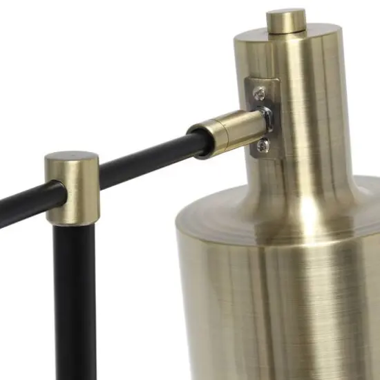 Lalia Home Mid Century Modern Metal Table Lamp Antique Brass {8}