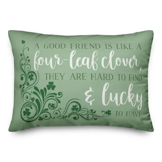 Good Friends are Lucky to Have St. Patrick's Day Throw Pillow {1}