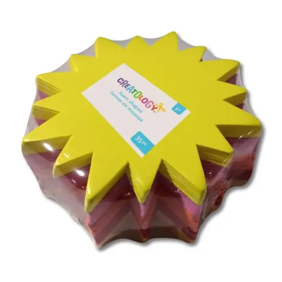 6.5" Sun Foam Shapes, 35ct. by Creatology&trade; {4}